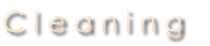 C l e a n i n g 
